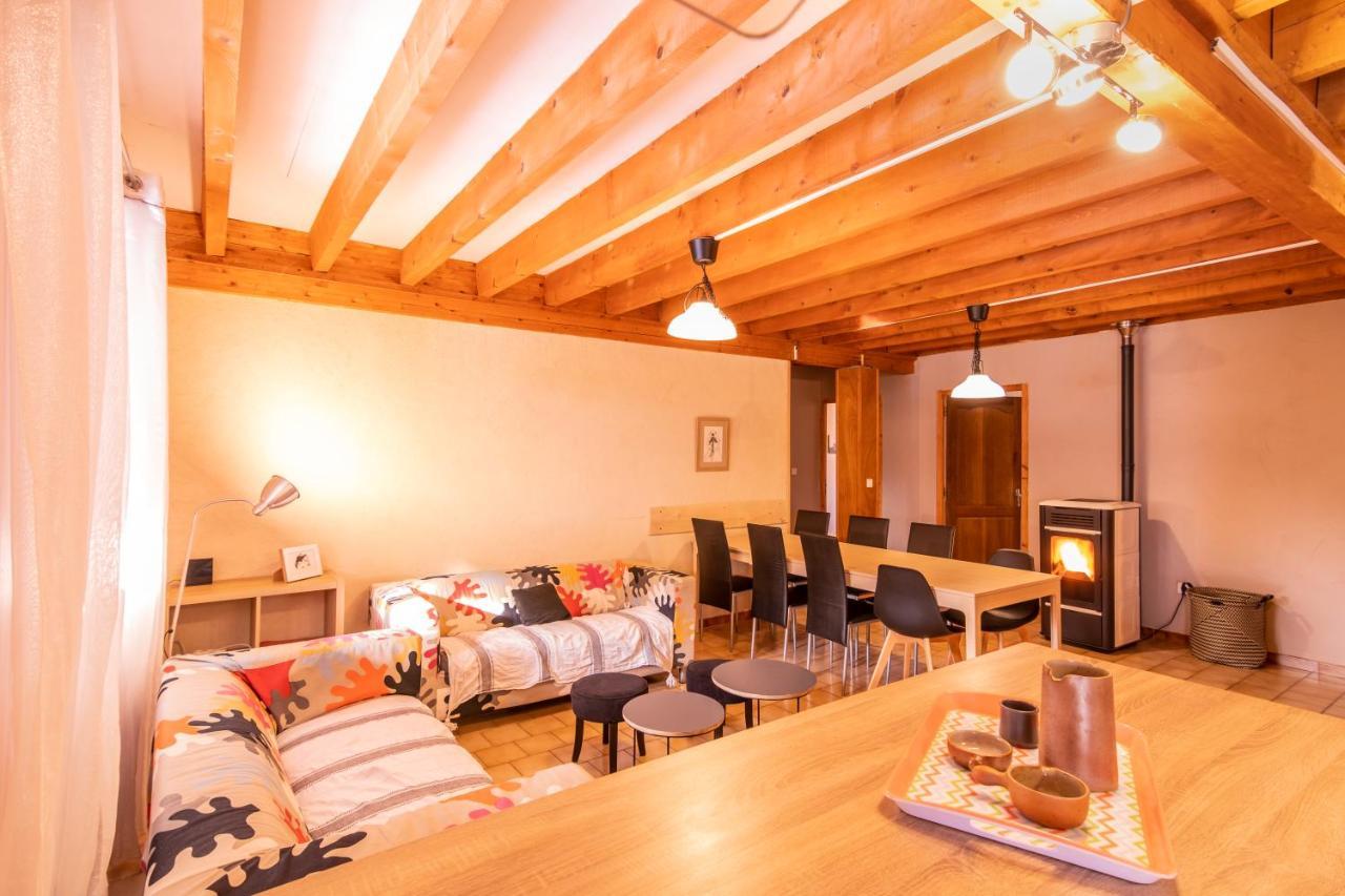 Les Marmottes Pour 12 Avec Bain Nordique Privatif Villa Camous Buitenkant foto